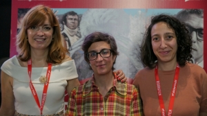 Le rappresentanti di WeWorld per I Am the River, the River Is Me 