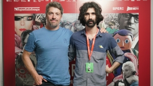 Il regista Thomas Cailley e il compositore Andrea Laszlo De Simone per The Animal Kingdom