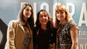 Donatella Finocchiaro, Bernadette Wegenstein e Chiara Boschiero