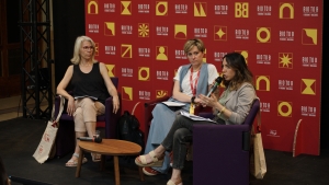 Simona Bellettini, Valeria Zito e Kim Gualino per il workshop di Bio to B - Industry Days | Drama