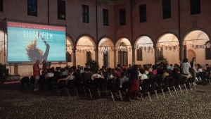 Proiezione "Garçonnières", Chiostro del Complesso di Santa Cristina "della Fondazza"