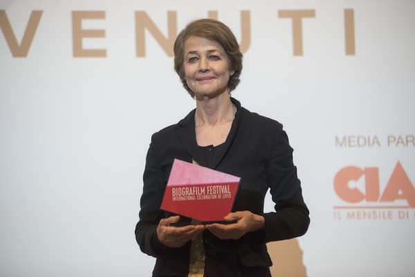 Charlotte Rampling premiazione